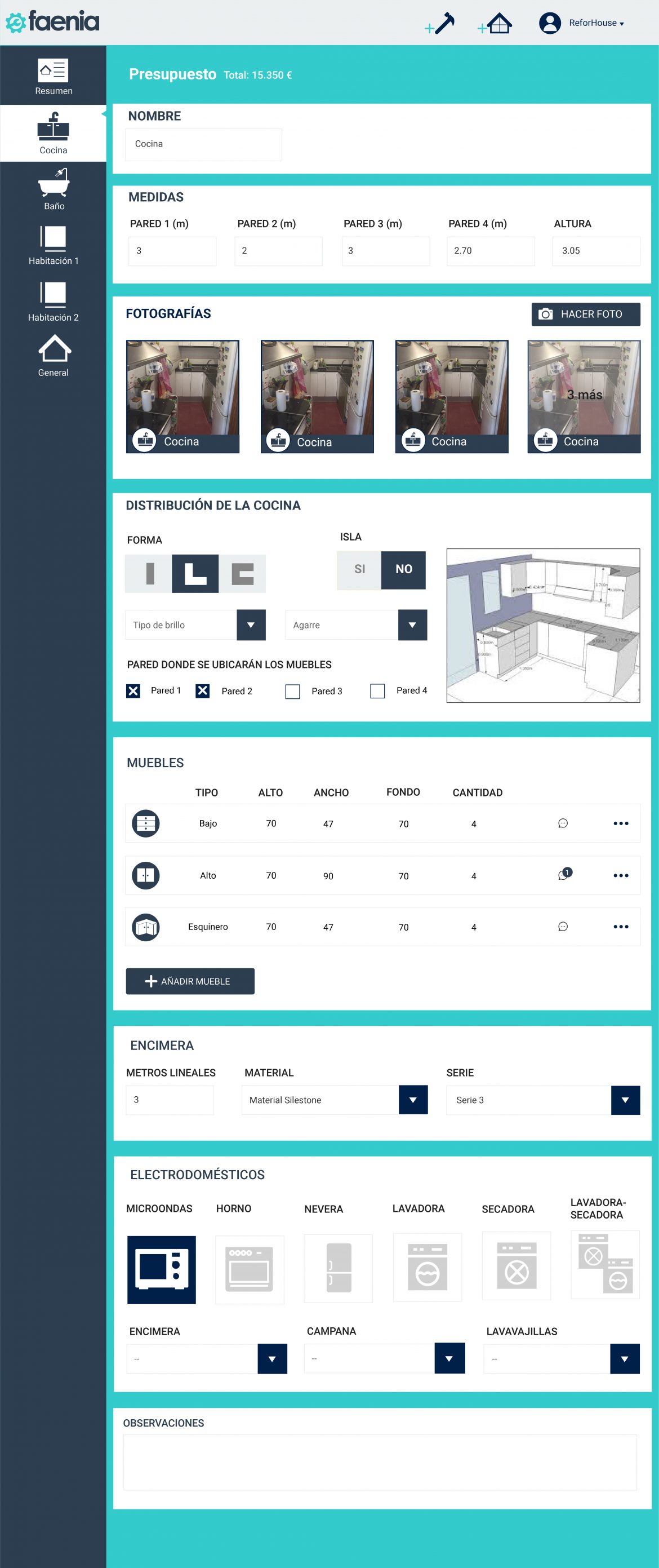 Faenia para tabletas